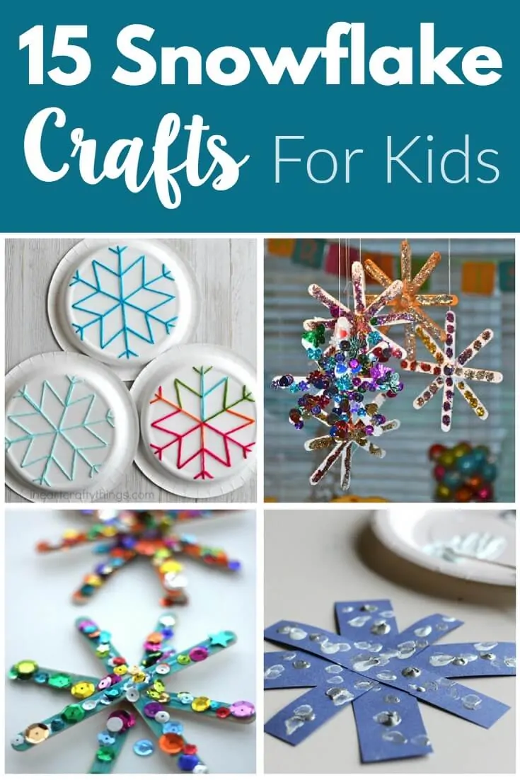 15 Snowflake Crafts for Kids