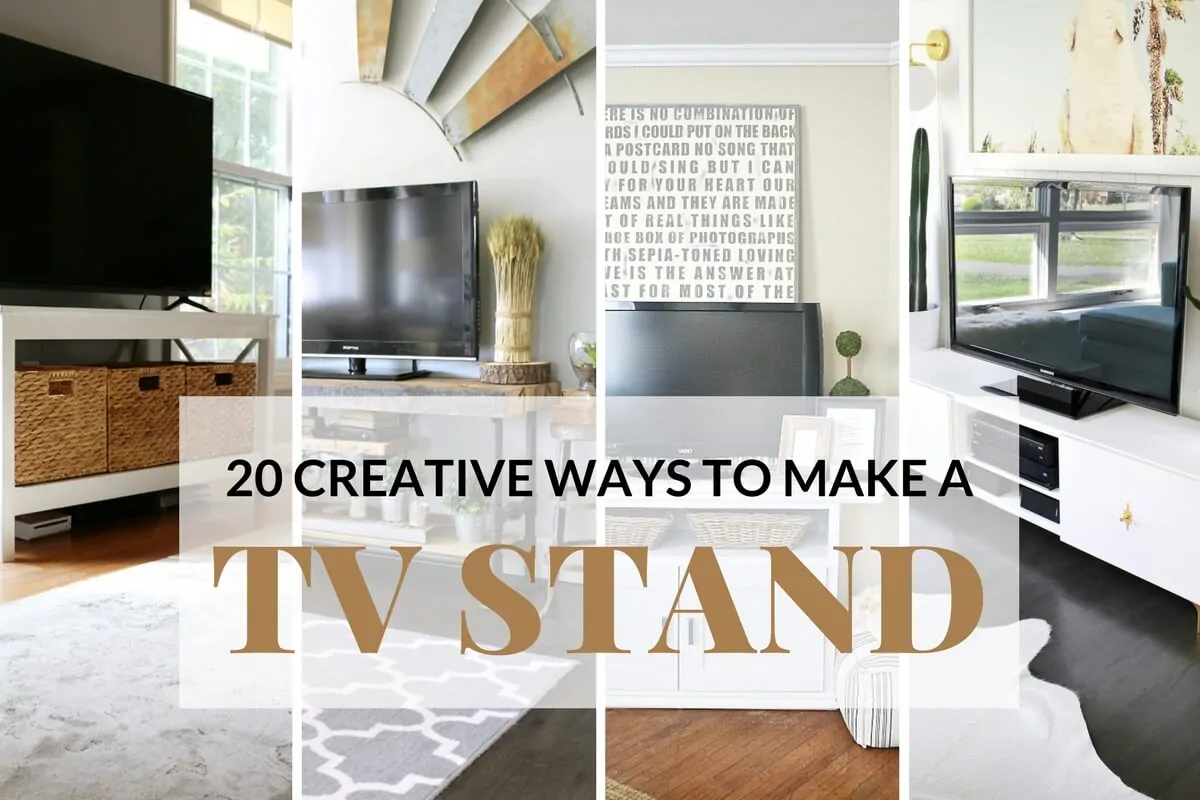 DIY TV Stands - 20 Creative Ways To Make A TV Stand