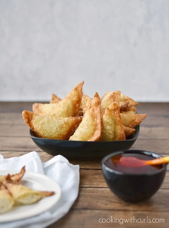 Crispy Pork Wontons from Cooking with Curls