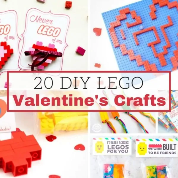 DIY LEGO Valentines Day Cards and Crafts