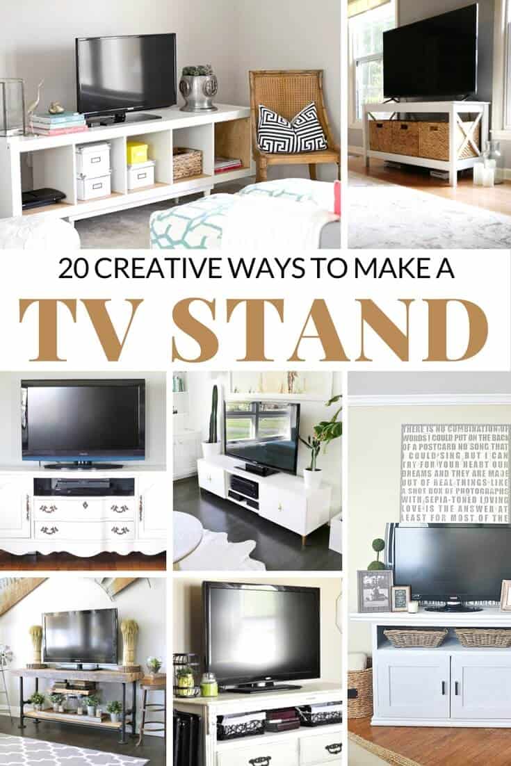 DIY TV Stands - 20 Creative Ways To Make A TV Stand