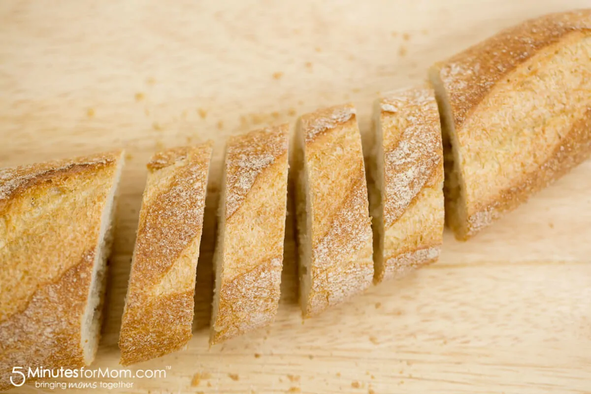 Easy Tomato Soup and Parmesan Baguette