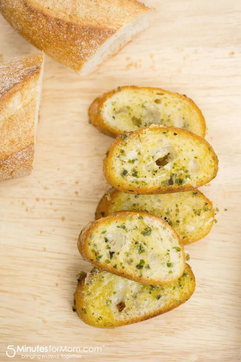 Easy Tomato Soup and Parmesan Baguette