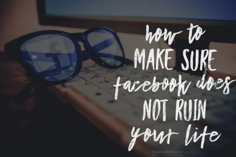 How To Make Sure Facebook Does Not Ruin Your Life