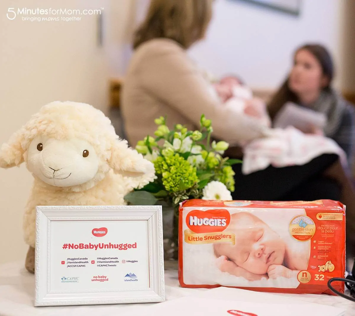 No Baby Unhugged NICU newborn program with Huggies