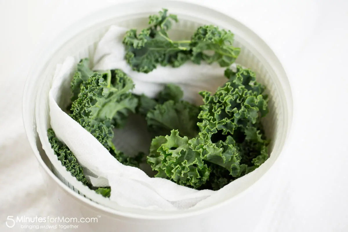 crispy kale chips