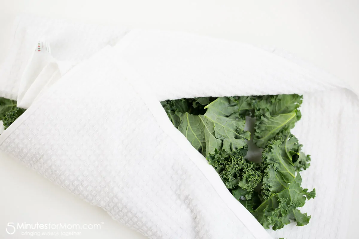 crispy kale chips