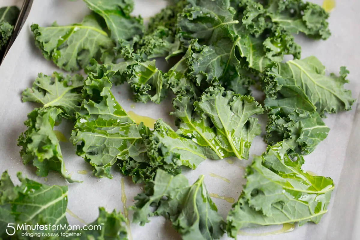 crispy kale chips