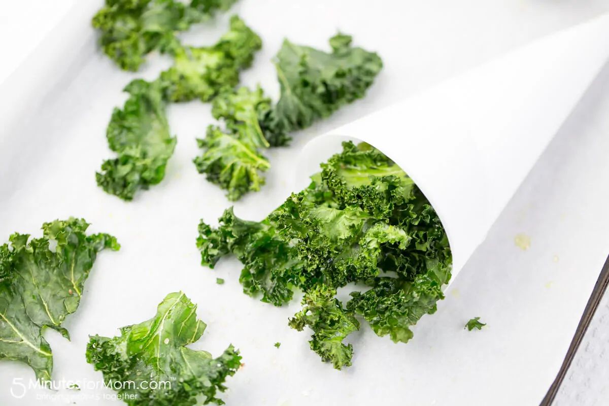 crispy kale chips