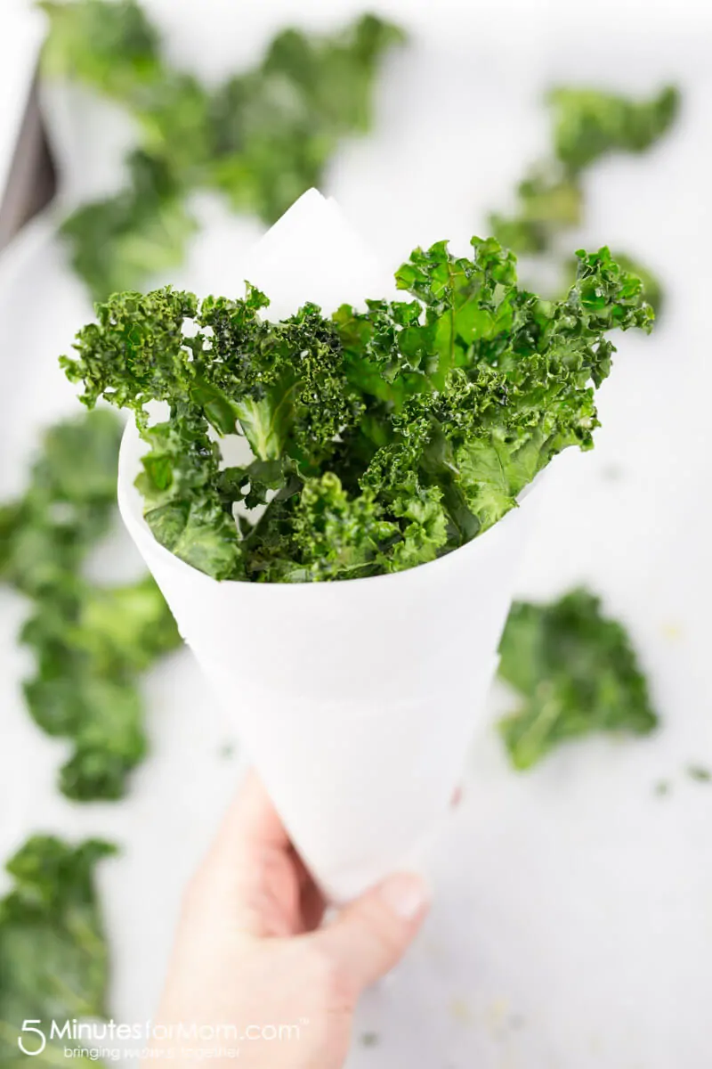 crispy kale chips