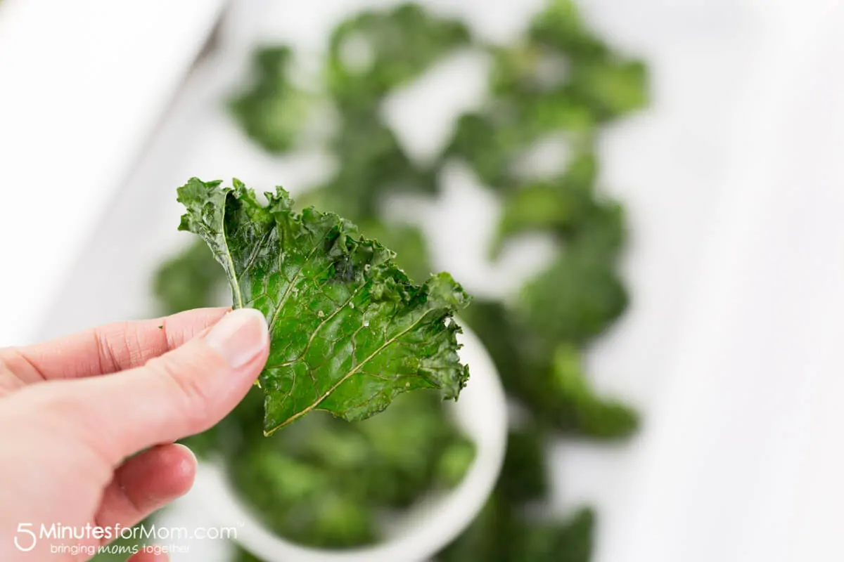 crispy kale chips