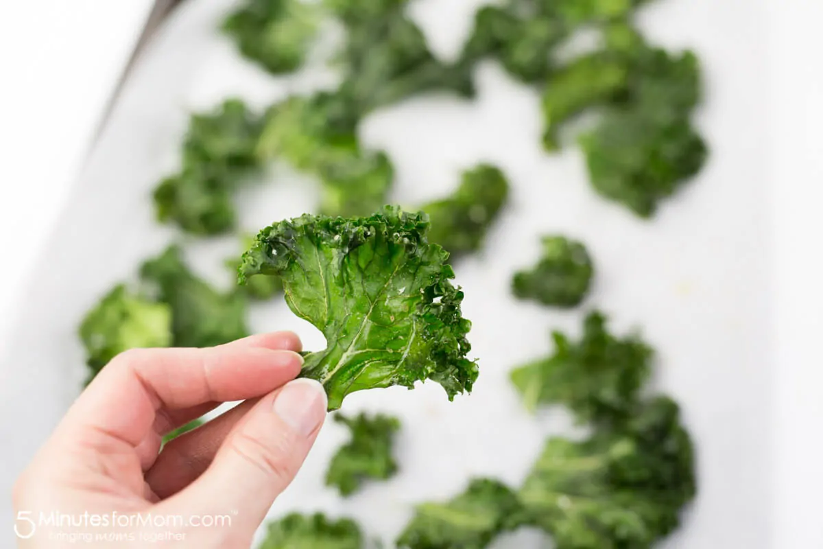 crispy kale chips