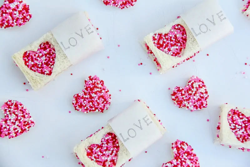 Valentine's Day Fairy Bread Treats