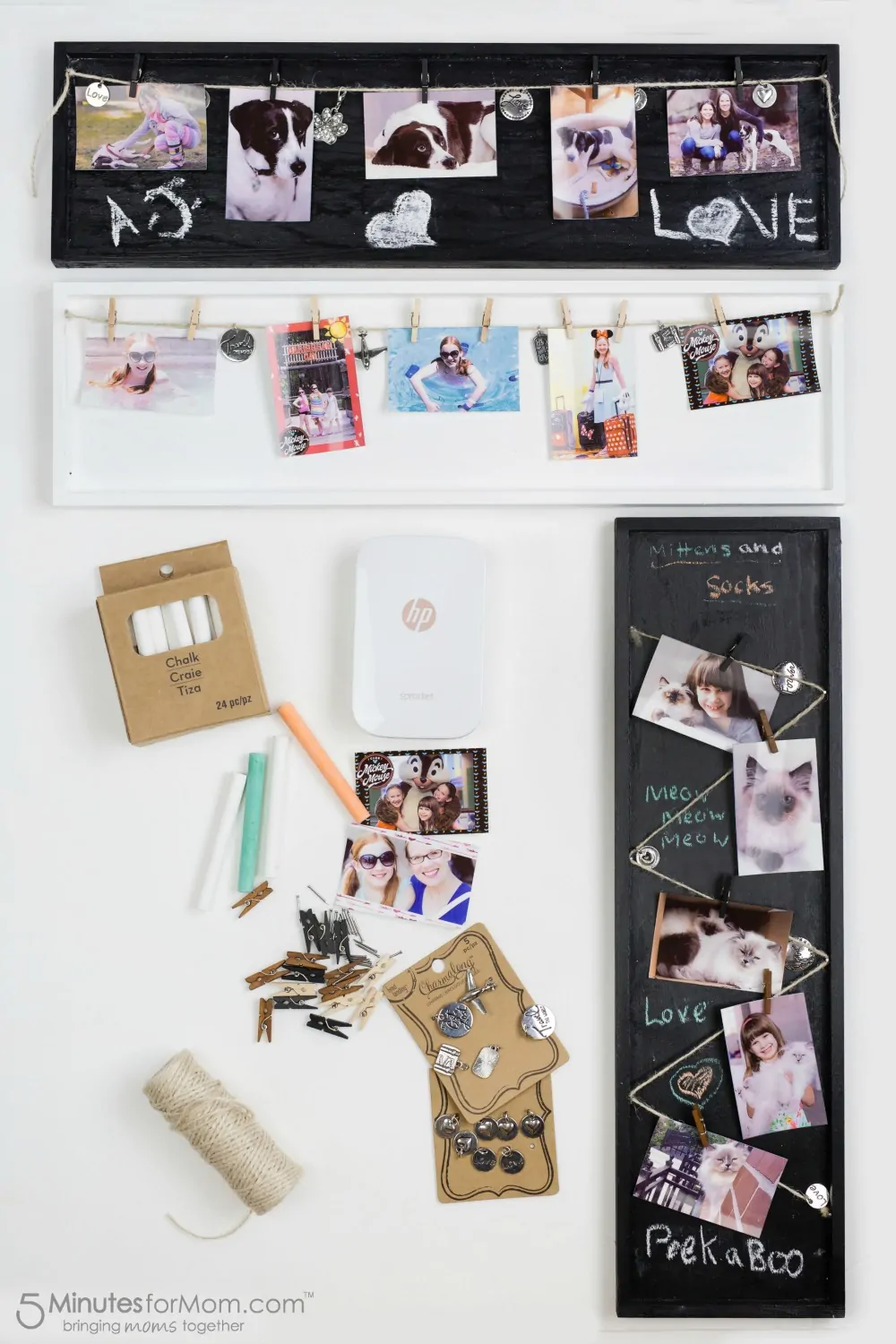 DIY Collage Photo Frames - Photo Craft Ideas