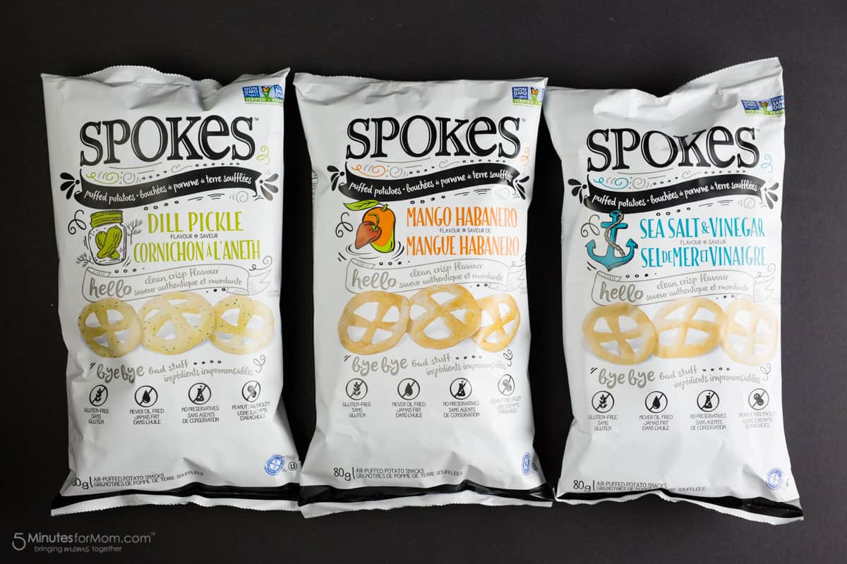 Spokes Air-Puffed Potato Snacks