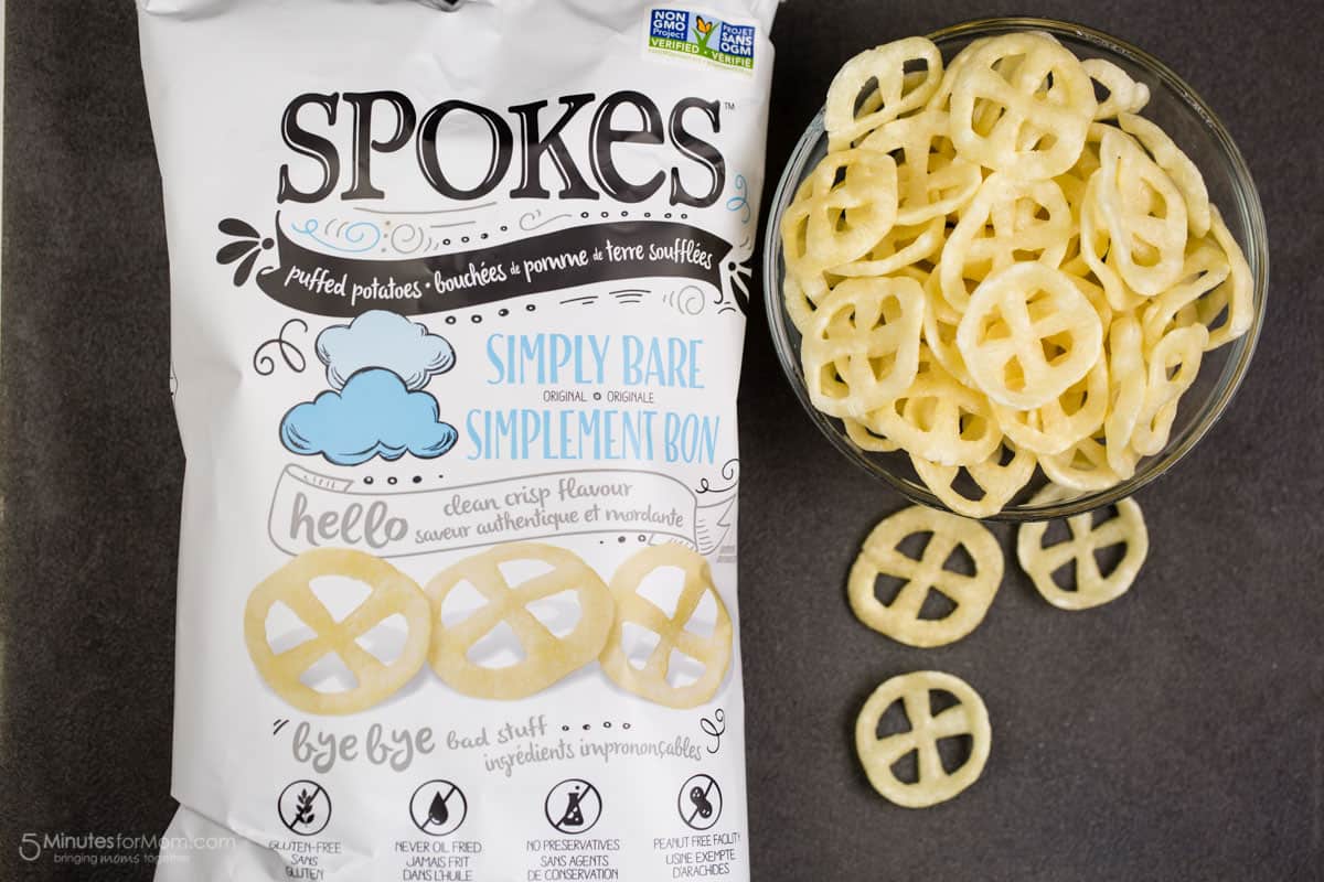 Vegan Spinach and Artichoke Dip with SPOKES AirPuffed Potato Snacks