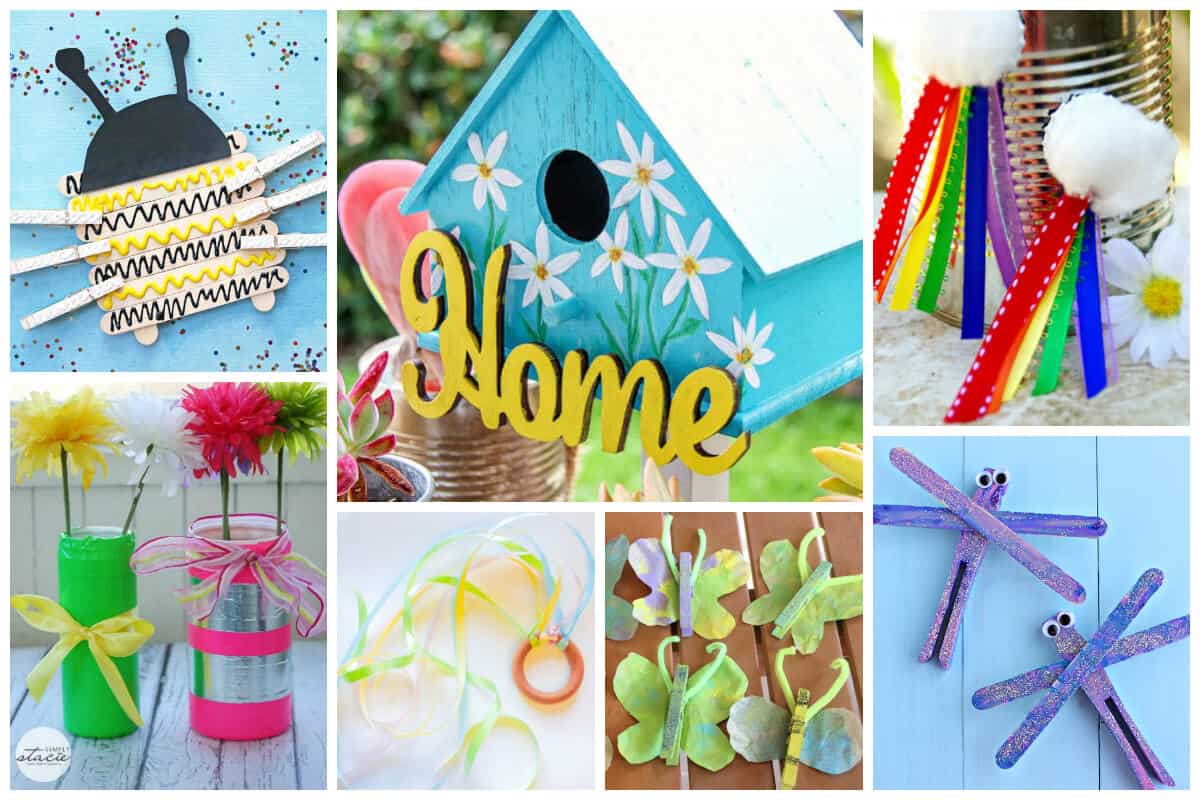 21 Simple and Fun Spring Crafts for Kids – Proud to be Primary