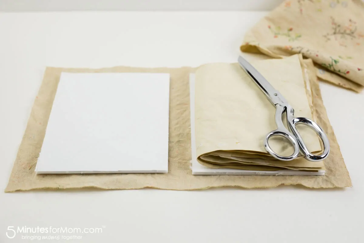 How to make a handmade tea stained journal