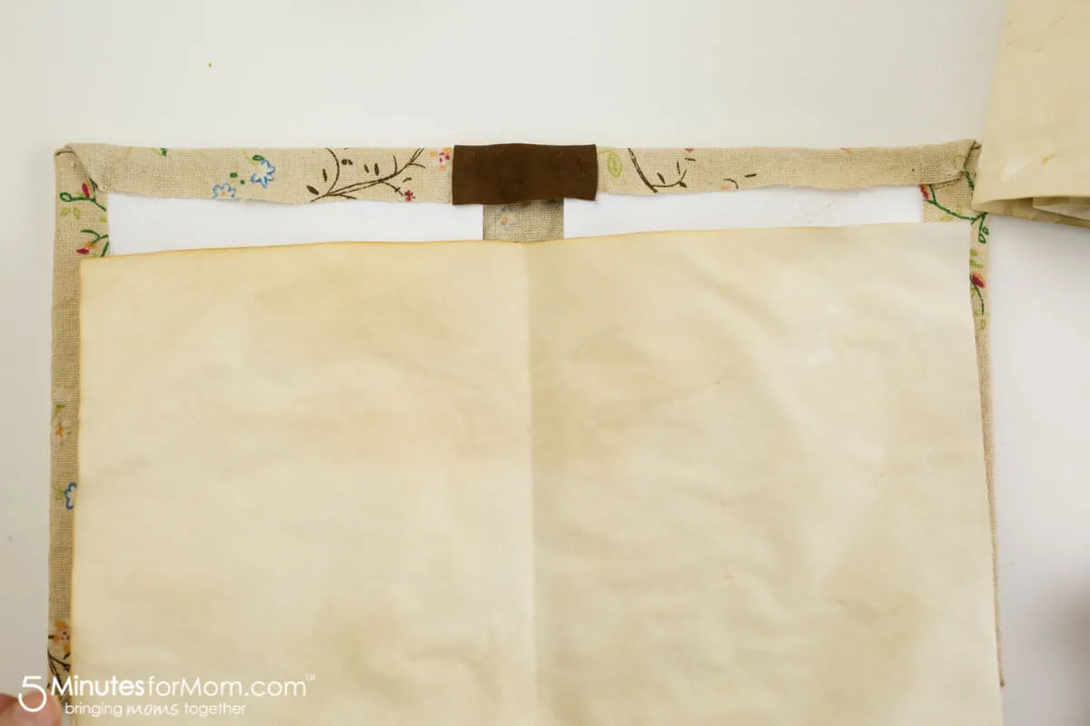 How to make a handmade tea or coffee stained journal - step by step DIY tutorial