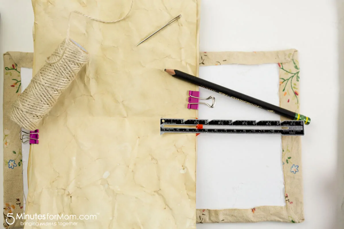 How to make a handmade tea stained journal