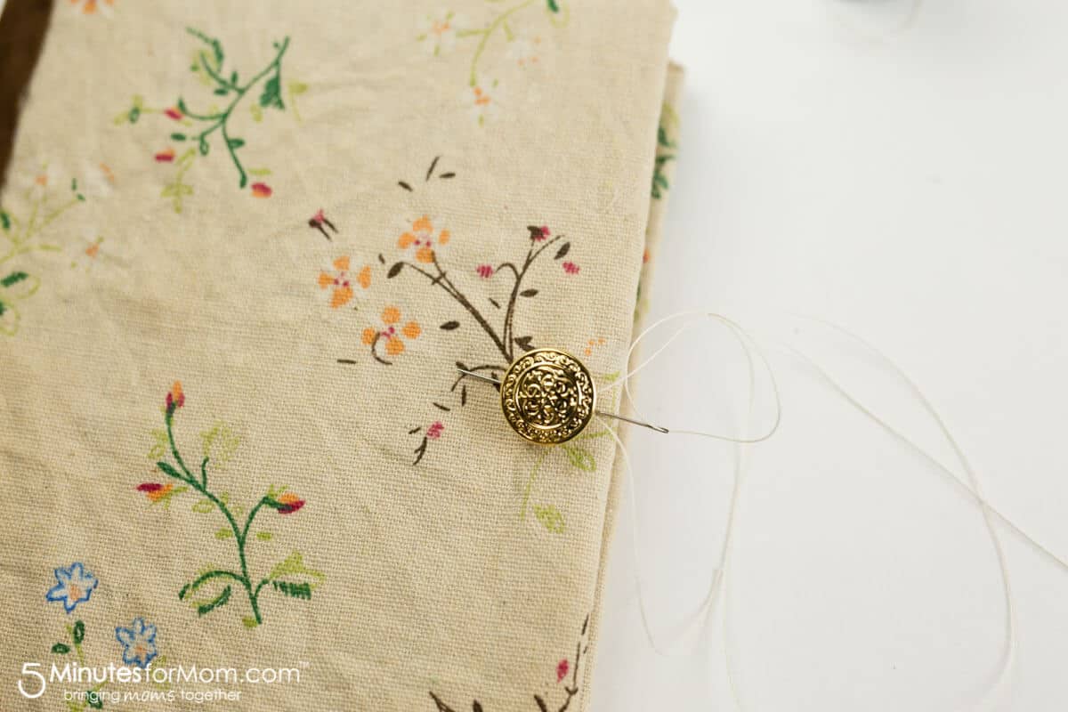 How to make a book binding closure