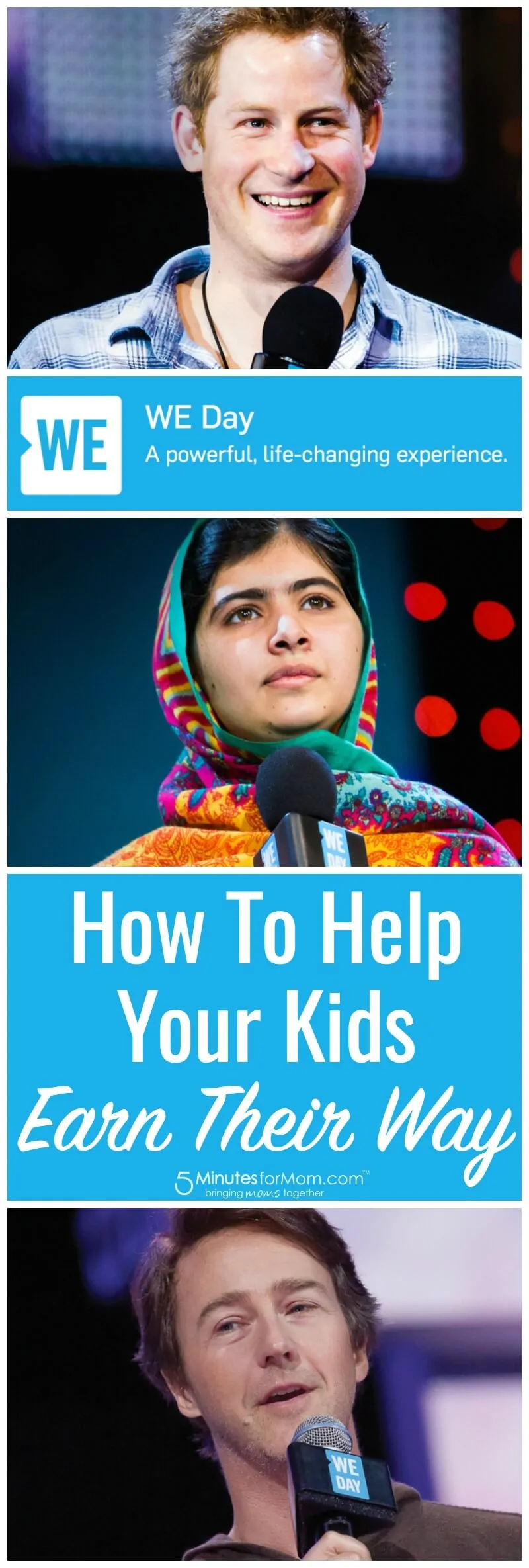 WE Day - How To Help Your Kids Earn Their Way