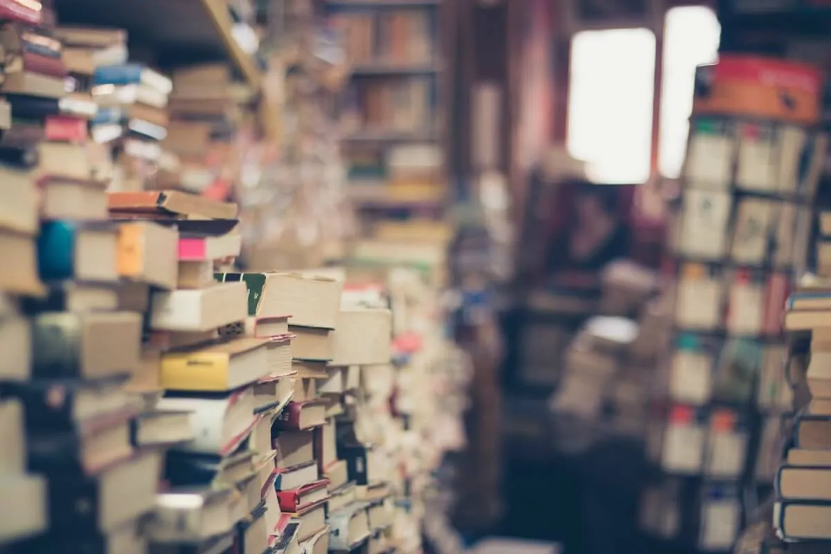 stacks and stacks of books