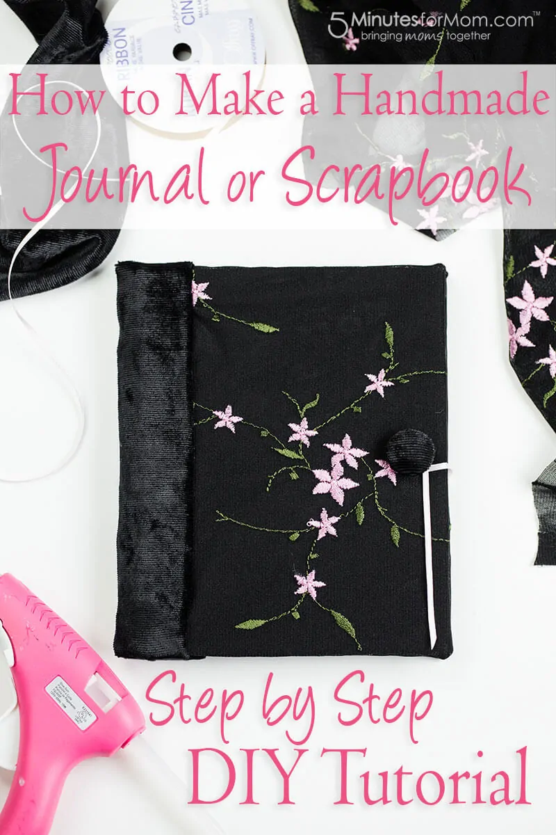 Easy Handmade Journals and Scrapbooks DIY Tutorial