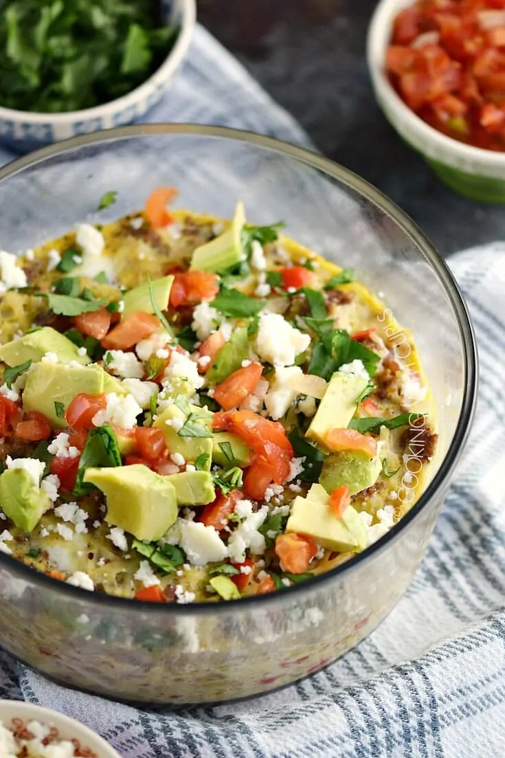 Instant Pot Mexican Breakfast Casserole from Cooking with Curls