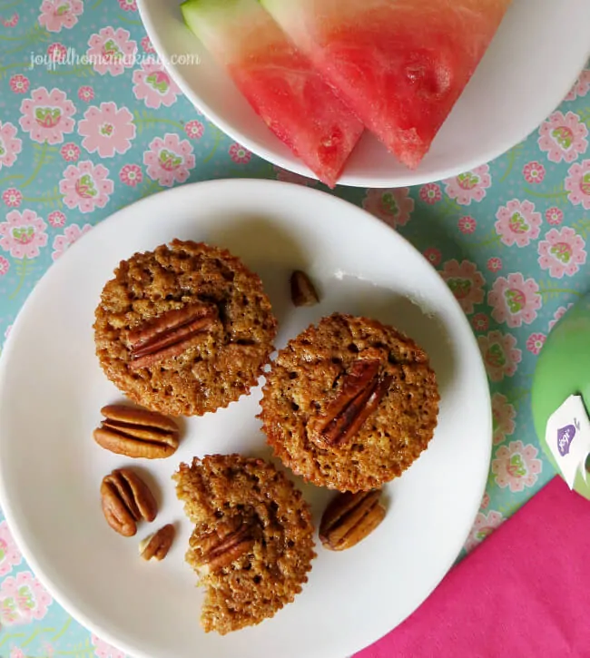 Pecan Pie Muffins from Joyful Homemaking