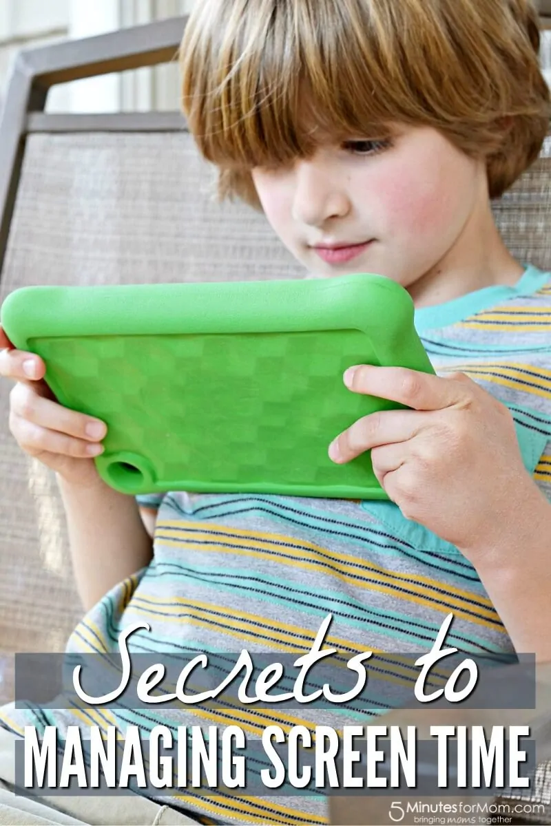 Secrets to Managing Screen Time with your Kids