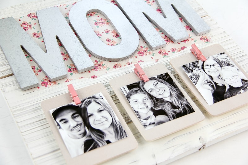 DIY Mothers day photo frame - This crafty family - crafts for kids.