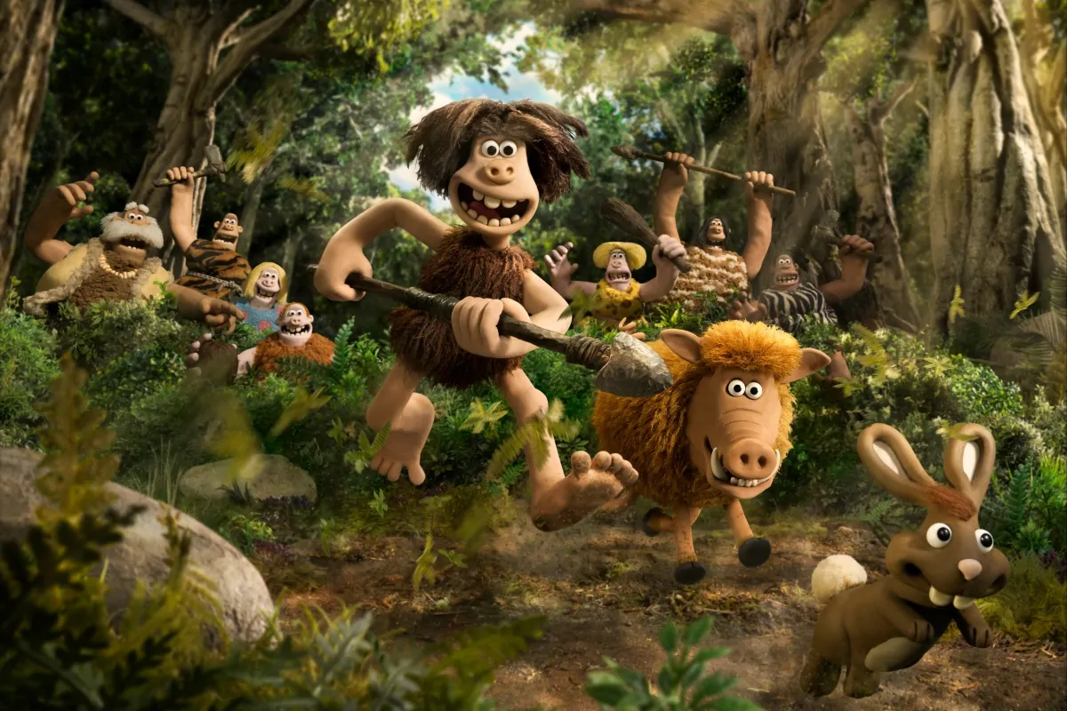 Dug and Hognob in EARLY MAN Photo courtesy of Aardman