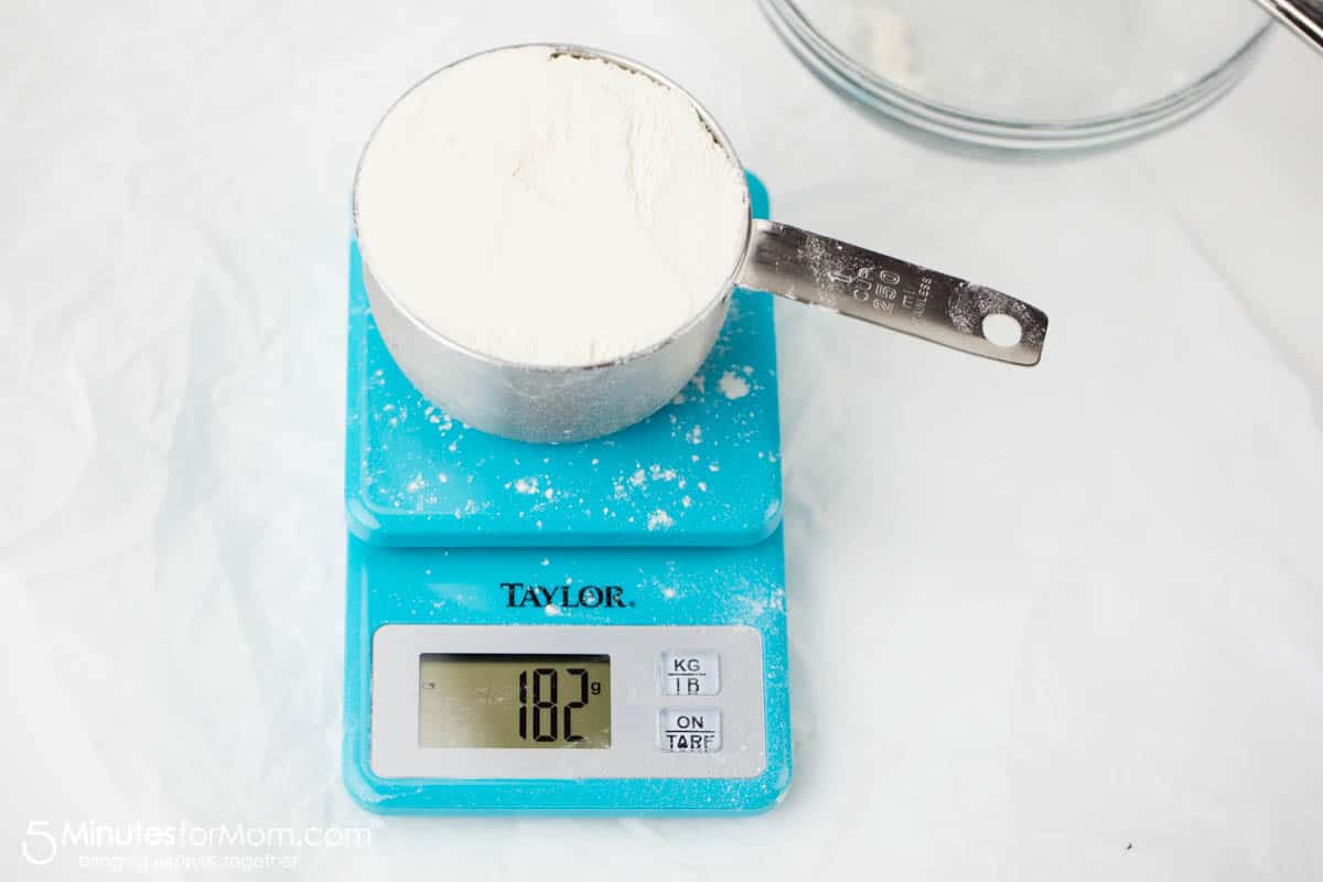 If you want to ensure you have the right amount of flour in your cookies, the BEST method is to weigh your flour on a kitchen scale.