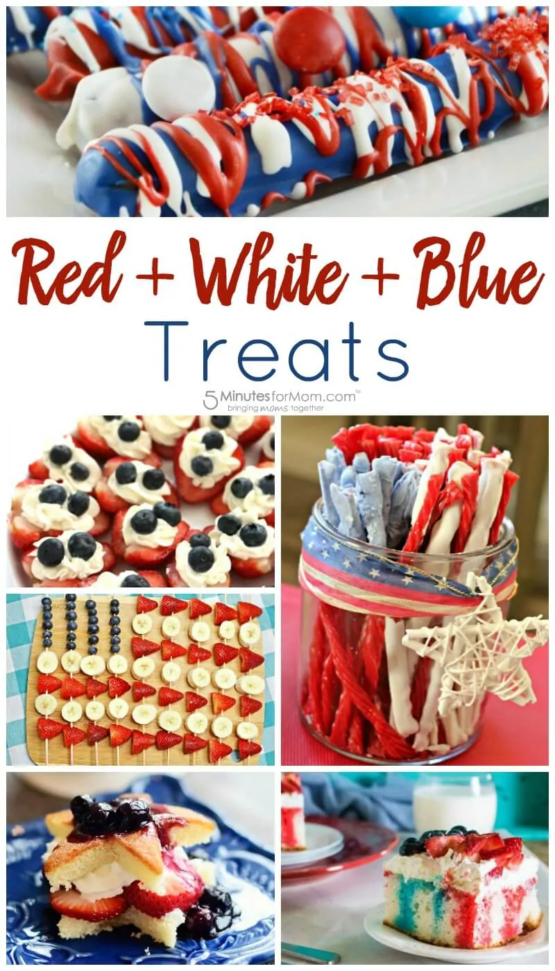 Red White and Blue Treats - Patriotic Treats