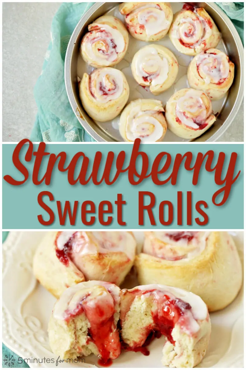 Strawberry Sweet Rolls - Easy Dessert Recipe #strawberry #sweetrolls