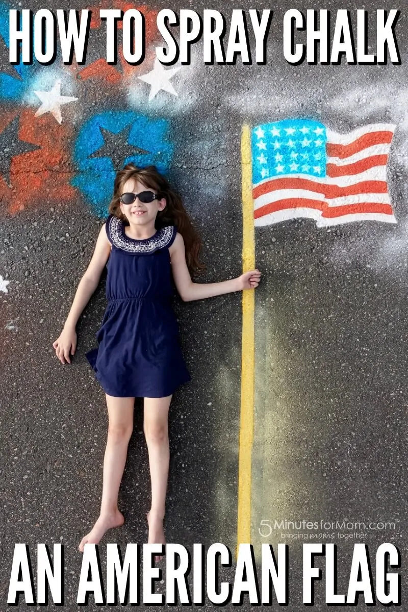 How to Spray Chalk an American Flag