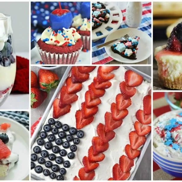 Patriotic Desserts and our Delicious Dishes Recipe Party