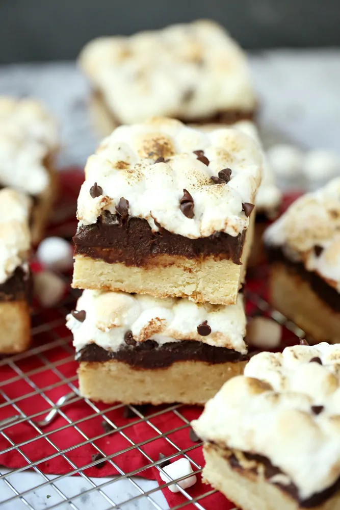 S'mores Blondies - Cookie Bars