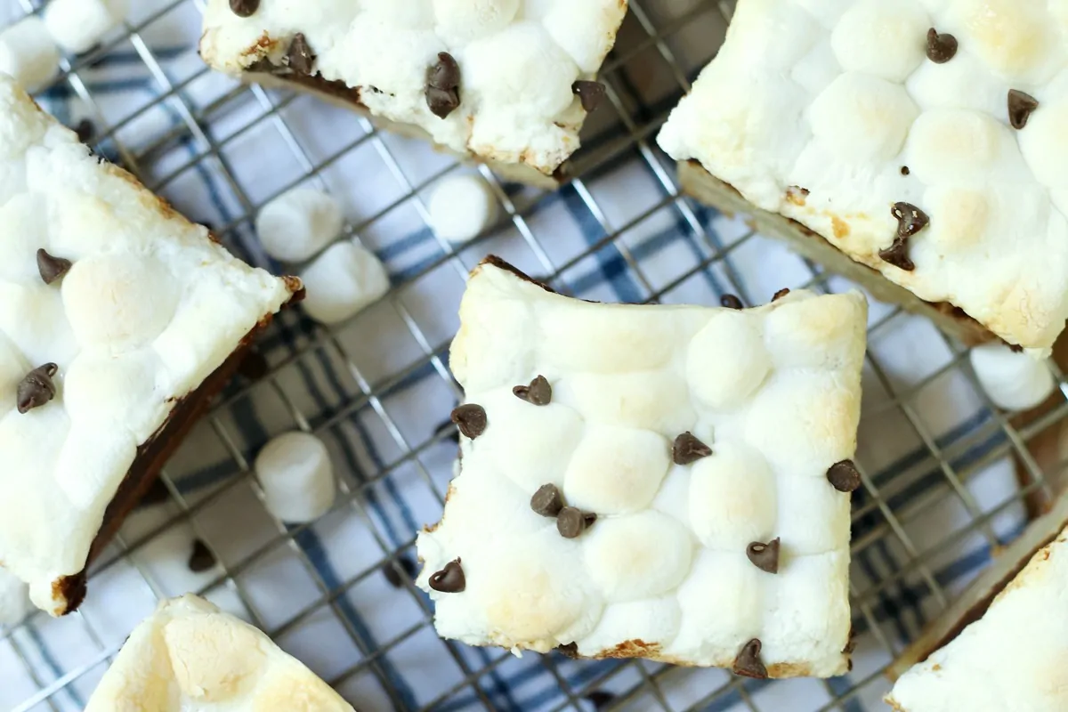 Smores Blondies - Easy Recipe