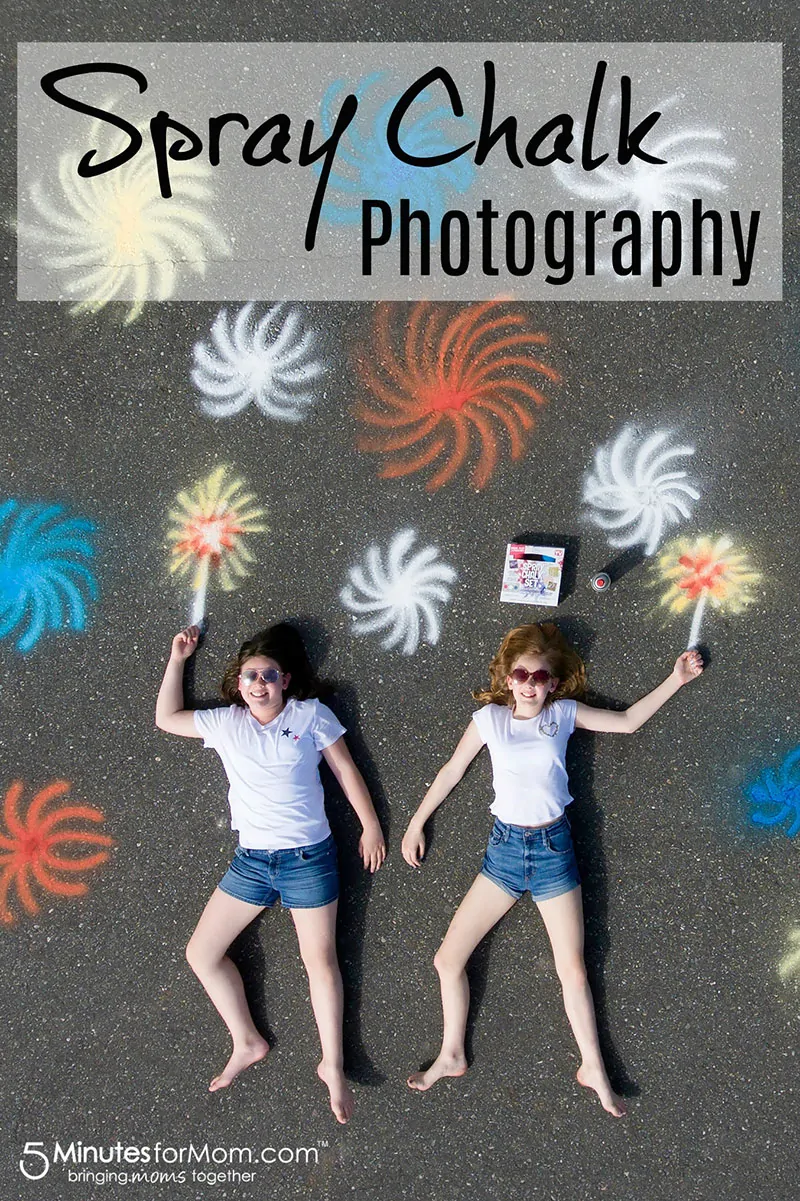 Spray Chalk Photography - How to make chalk art with your kids