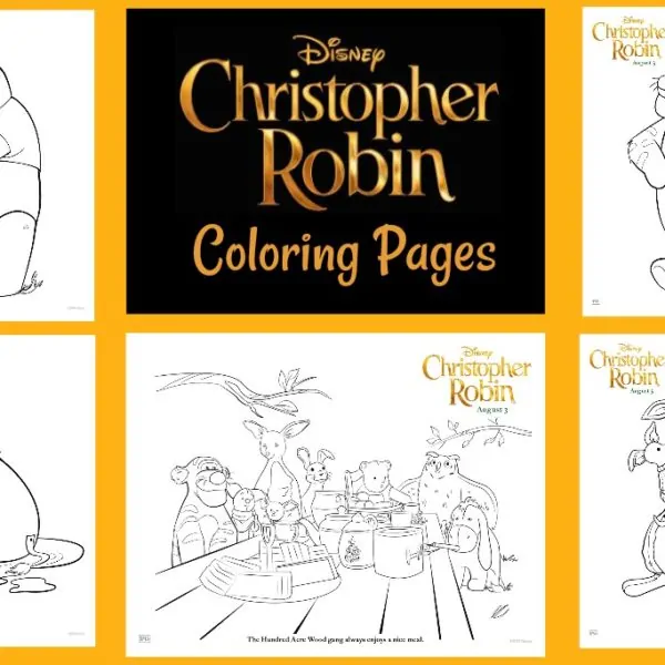 “Christopher Robin” Printables – Coloring Pages and Activity Sheets