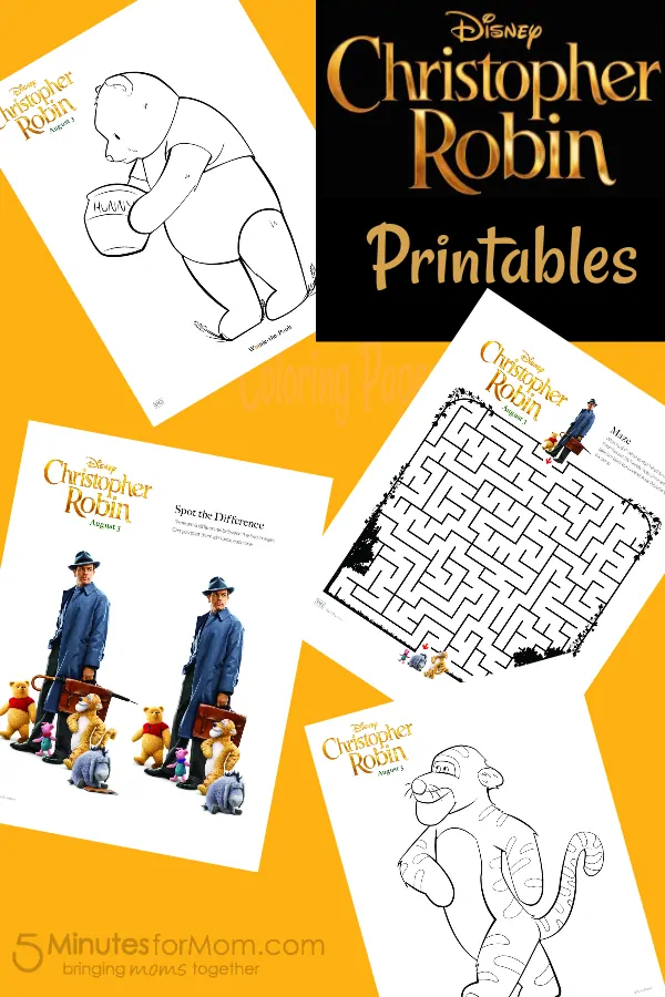 Christopher Robin Printables 