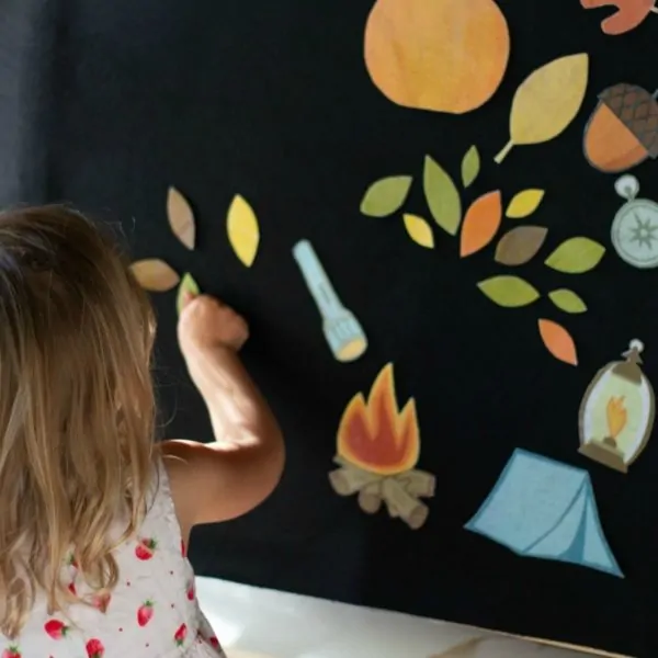 DIY Felt Board with Creative Felt Piece Ideas