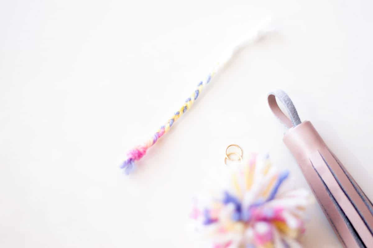DIY Tassel Keychain - Making a Pom Pom