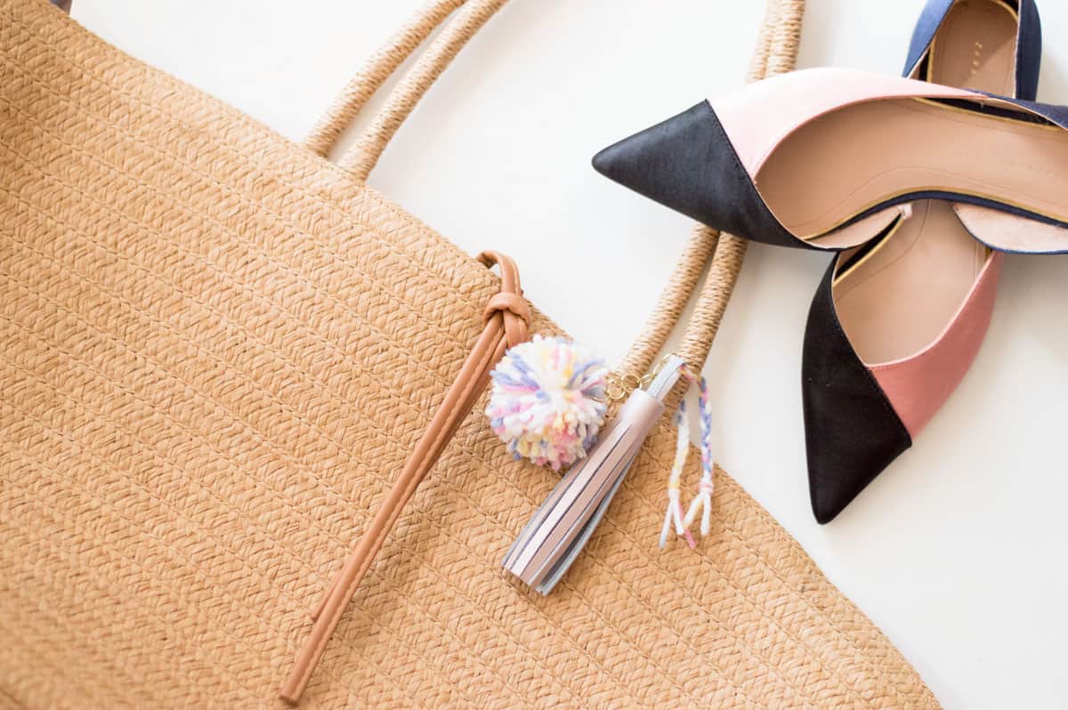 DIY Tassel Keychain Sprucing Up Your Favorite Handbag 5 Minutes