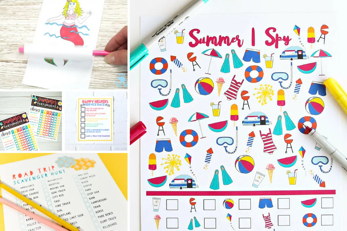 Free Summer Printables - Collection 4