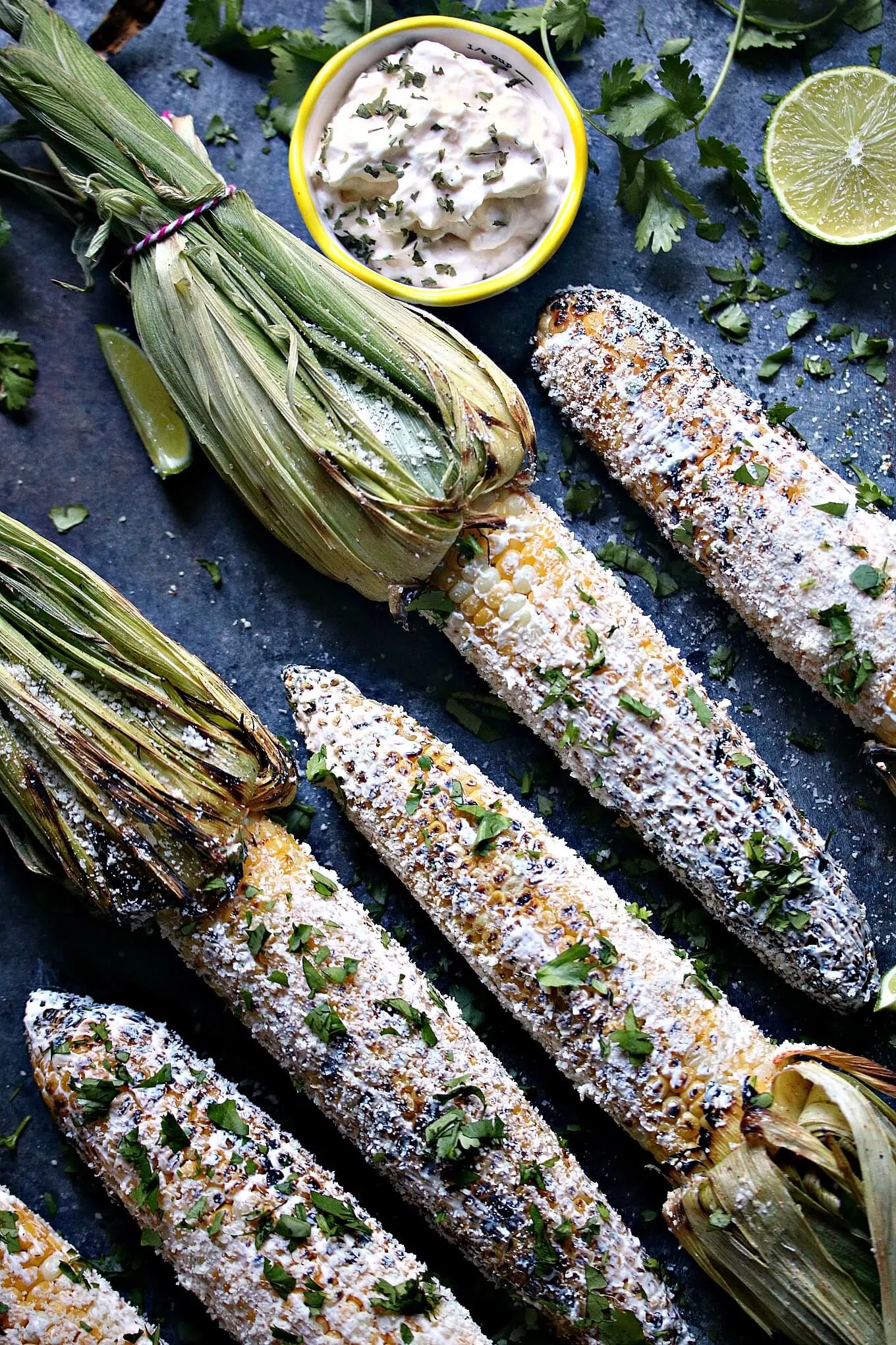 Grilled Mexican Street Corn