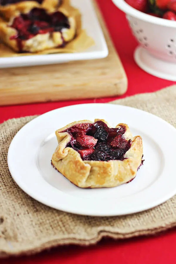 Mini Summer Berry Galettes