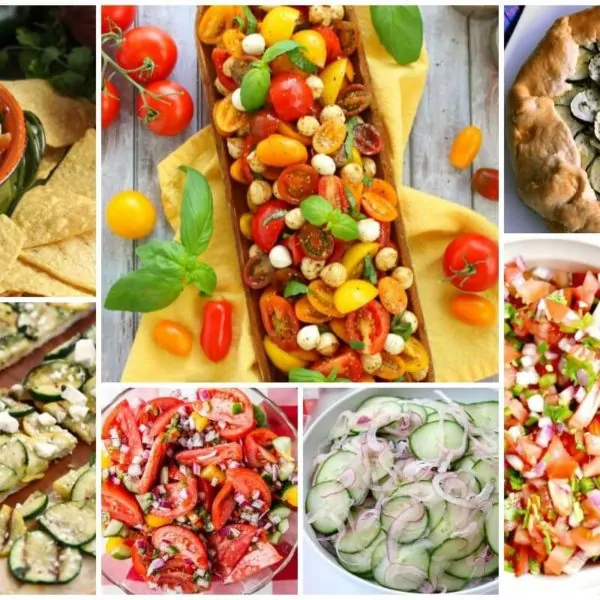 Summer Veggie Recipes and our Delicious Dishes Recipe Party